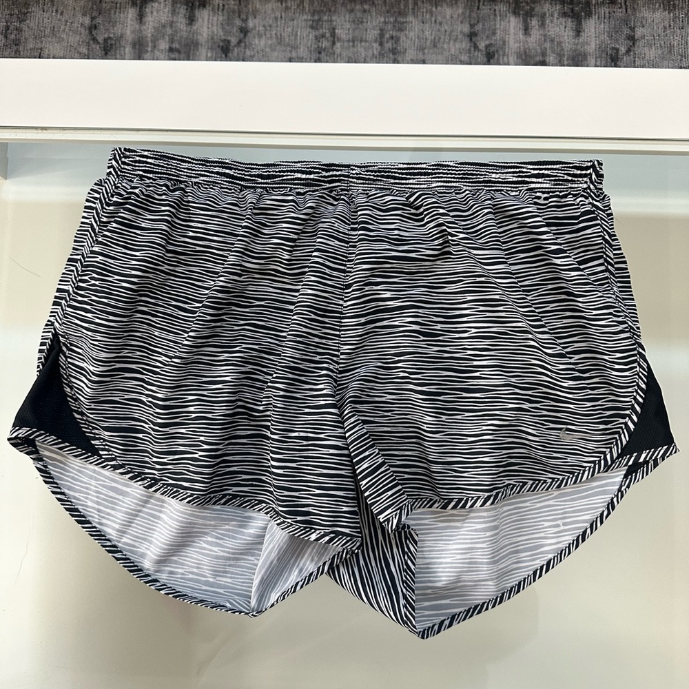 Black and White Nike Dri-Fit Shorts